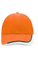 Orange/dark-green/white (ca. Pantone 1575C
343C
whiteC)