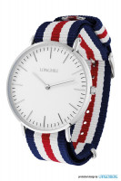 Silver big / NAVY/WHITE/RED